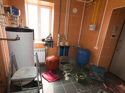 Газовая котельная в доме в Калинковичах