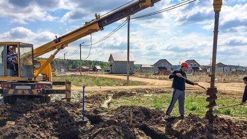 Свайно-ростверковый фундамент в Калинковичах