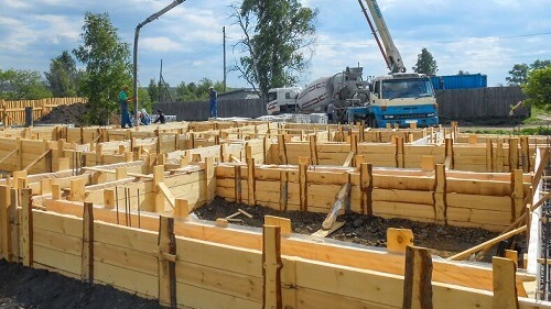 Свайный фундамент с ростверком в Калинковичах